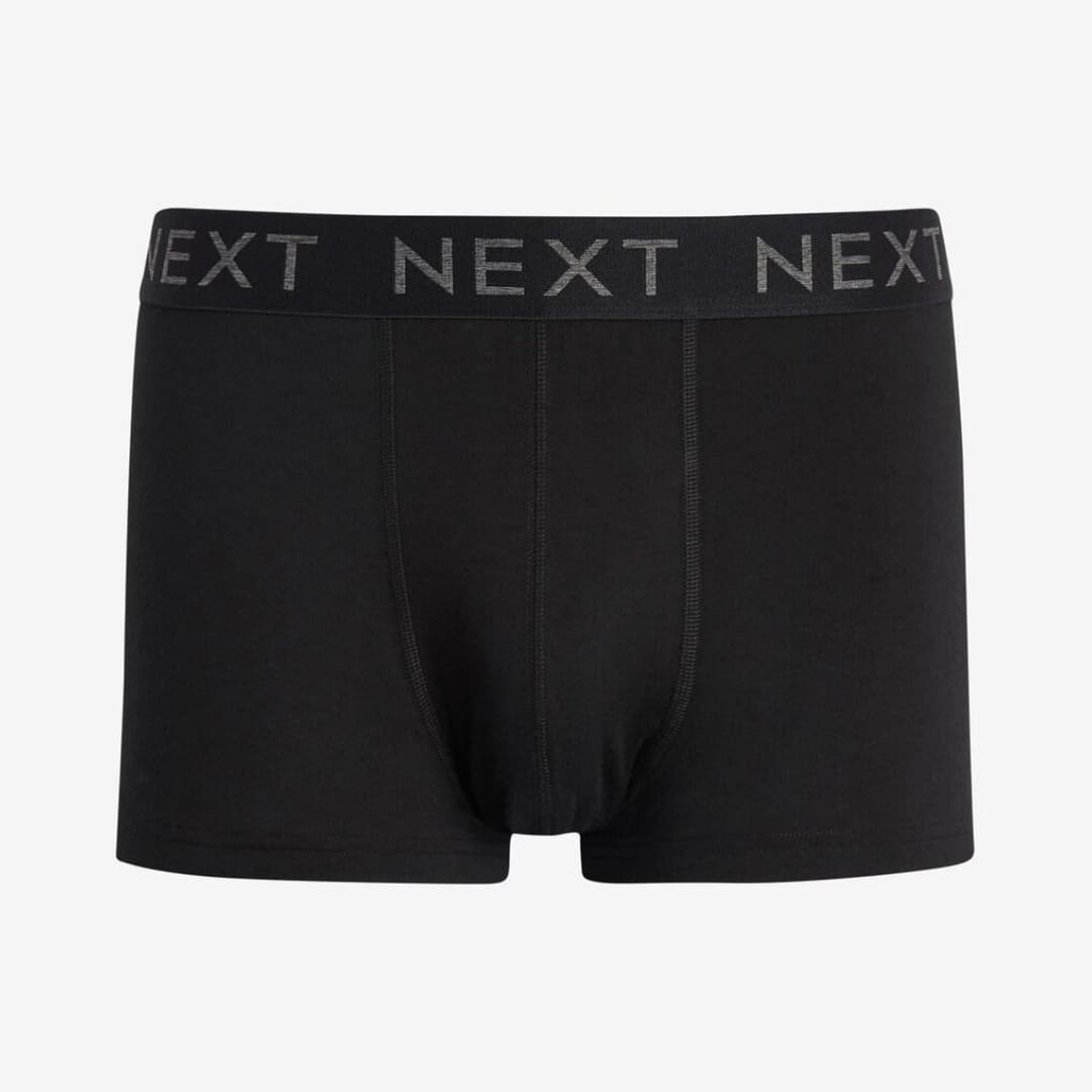 Black 3 pack Cotton Rich Blend Hipster Boxers